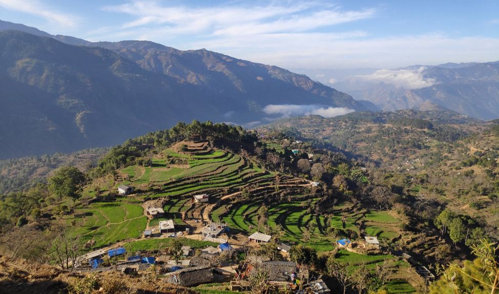 Badikhel Area in Baitadi Nepal. Photo @ CSRC/ Sristi Shrestha