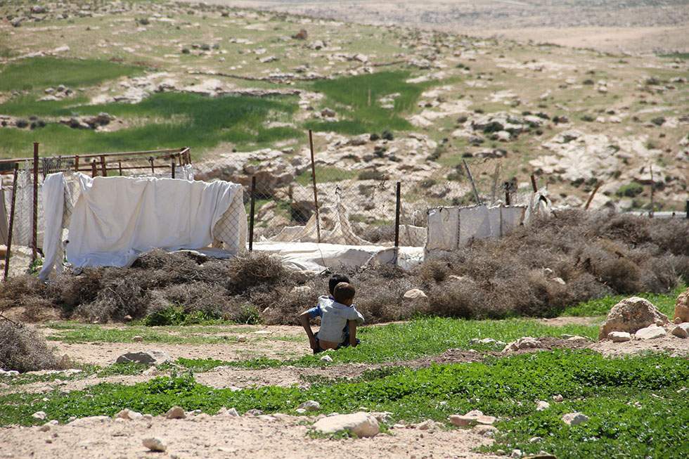 Bedouins in Massafer Yatta area, Hebron, Photo: UN-Habitat (2015)