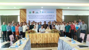 District Government staff from Luang Prabang & Xiangkhouang provinces at a data validation workshop in in Vangvieng district in Vientiane Province, Laos